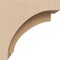 Ekena Millwork 3"W x 6"D x 6"H Classic Rivera Rough Cedar Woodgrain TimberThane Corbel, Primed Tan CORUR03X06X06RIVRCPR - alternate 4